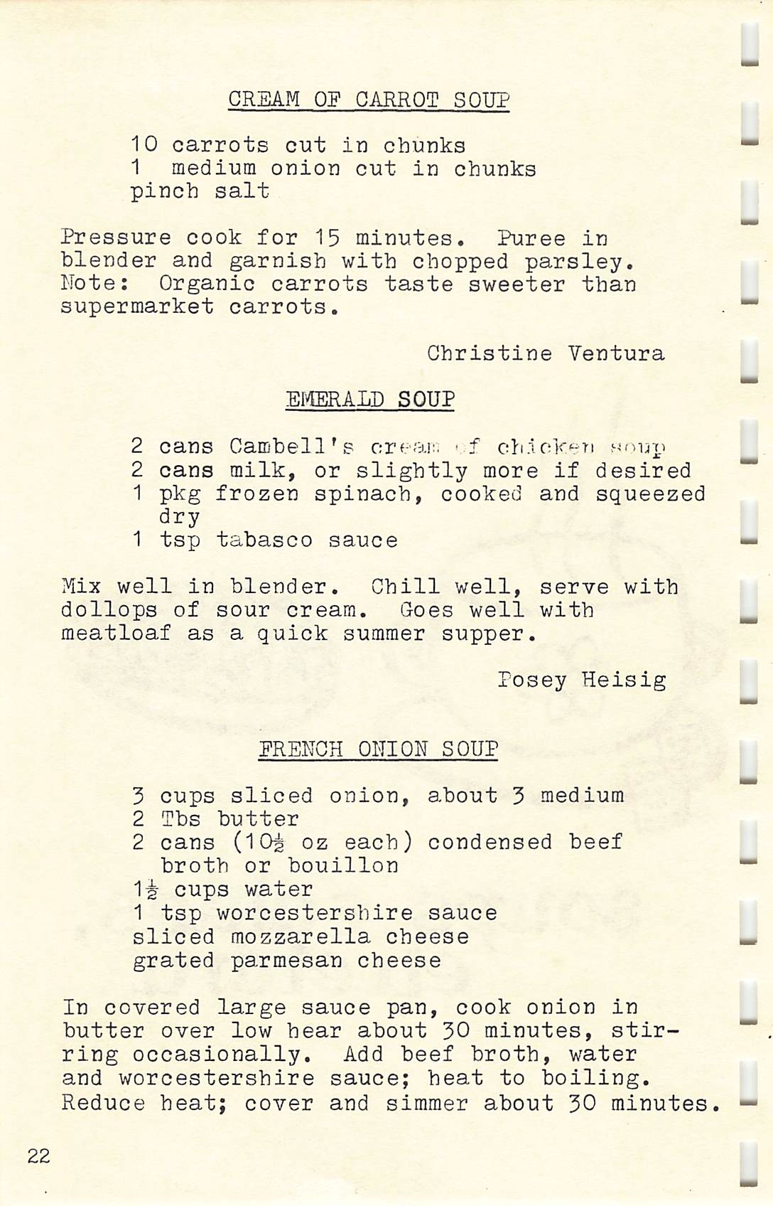 Cream of Carrot Soup